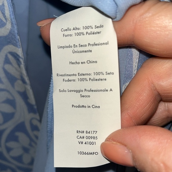 Diane Von Furstenberg flutter sleeve midi length wrap dress floral vine Sz 2 - Picture 14 of 15